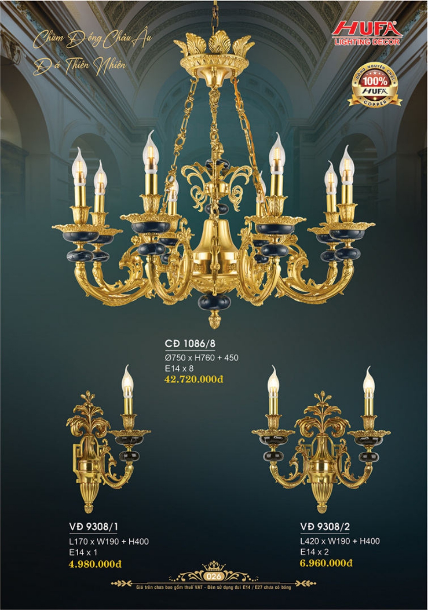 Bảng giá đèn trang trí HUFA